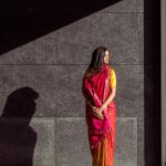 Janki Bodiwala Instagram - Shot by @theabhivalera Shot for @jankibodiwala Video by @just_jd07 Hair & Makeup by @mua_aartighumra Assisted by @pictures_meet Art and Styling by @priyanshidwivedii Saree by @mangalya_sarees Blouse by @dwivedi_jayshree Retouched by @intotheprags Ahmedabad, India