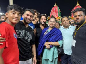 Jhilik Bhattacharjee Instagram - Blessed moments...
Sona Besha of Mahaprabhu Shri Jagannath Swami ♥️🙏