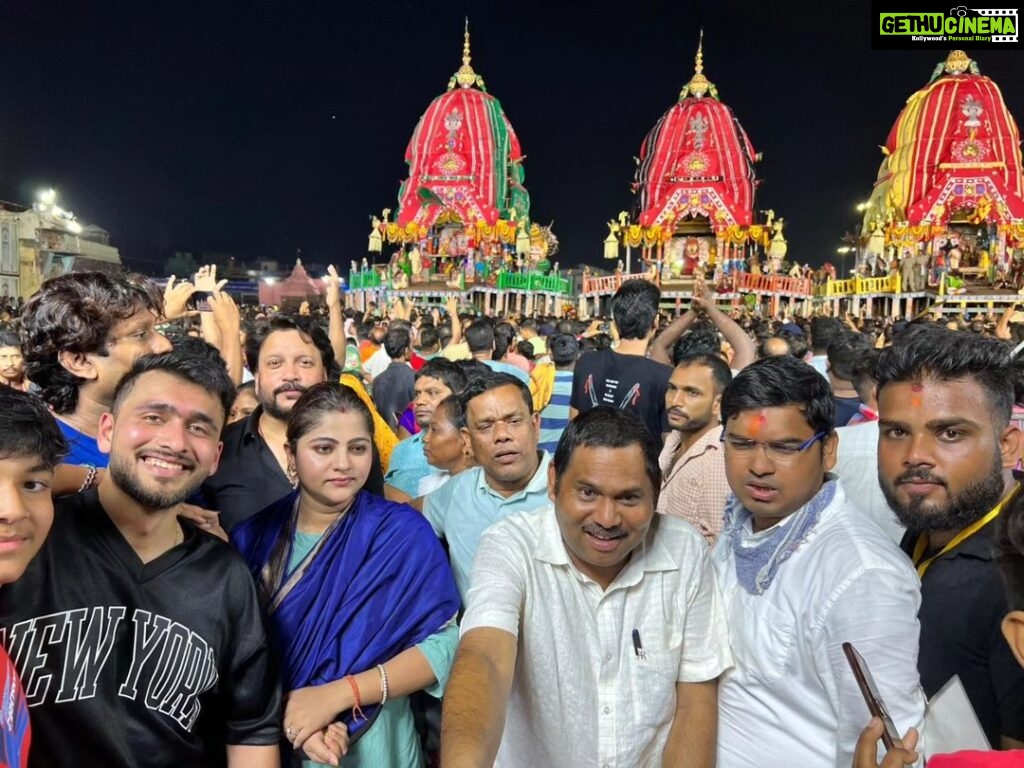 Jhilik Bhattacharjee Instagram - Blessed moments... Sona Besha of Mahaprabhu Shri Jagannath Swami ♥️🙏