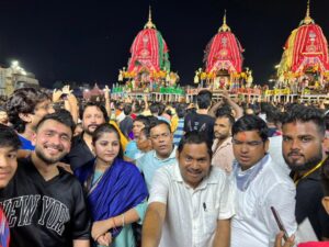 Jhilik Bhattacharjee Instagram - Blessed moments...
Sona Besha of Mahaprabhu Shri Jagannath Swami ♥️🙏