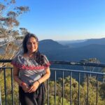 Jinal Belani Instagram – Peaceful, Blissful, Powerful ✨🙏
At  the Blue mountains, Three sisters walk 🌅⛰️🏞️ Blue Mountains
