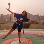 Kajal Raghwani Instagram - A Very Good & Happy Morning to all 🤗🧿✨️ Thanks to @krishnakumar2241994 😄🌞 for clicking 🐒 Konsa pic achha laga 1, 2, 3, 4 ?