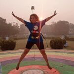 Kajal Raghwani Instagram - A Very Good & Happy Morning to all 🤗🧿✨️ Thanks to @krishnakumar2241994 😄🌞 for clicking 🐒 Konsa pic achha laga 1, 2, 3, 4 ?