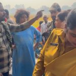 Kajal Yadav Instagram - “ Pinjra “ 🎬 #onset #pinjra #bhojpuri #kajalyadav ♥️#actionscene @maya.yadav_offical @rkfitnesszumba Bhadohi (U.P)