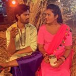 Kajal Yadav Instagram - Song shoot film “Pinjra “ #bhojpuri #upcoming #new #pinjra 🎬♥️😇 With Co Actress @kajalyadav_ky (Kajal ji )
