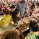 Kajol Instagram – Day 2 and the madness continues .. so many people being fed, praying and all with family .. it’s an experience! Love our pujas for all of it .

#durgaashtami #durgapuja #itsallaboutfaith