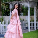 Kalyani Anil Instagram - 🌙💕🌚 👗 @deepoodesigners.in 💄 @makeover.by.salini 📸 @_lalu_photography_ Trivandrum, India