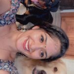 Kalyani Anil Instagram - Boys 🐾😘 @simba333_ @christy333__ #goldenretriever #dogs #reelkarofeelkaro #reelitfeelit #rottweiler #trend
