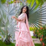 Kalyani Anil Instagram - Living in her dreams….💕 👗 @deepoodesigners.in 💄 @makeover.by.salini 📸 @_lalu_photography_