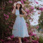 Kalyani Anil Instagram - Bougainvillea🌸 📸 @talesbyaravind 👗 @geesahh_designs