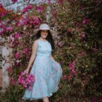 Kalyani Anil Instagram - Bougainvillea🌸 📸 @talesbyaravind 👗 @geesahh_designs