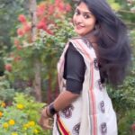 Kalyani Anil Instagram - 🪞✨ Saree @ar_handlooms_kuthampully 📸 @deepthi8934 #reelkarofeelkaro #reelitfeelit #saree #dance #traditional #dancechallenge #trend #viral