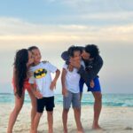 Kanchi Kaul Instagram - Its never about what we have , its who we have ……. #family #loveisallweneed #vitaminsea #tropiclikeitshot #happydays @shabirahluwalia @azaiahluwalia @ivarrahluwalia 🧿💖 Baa Atoll, Maldives