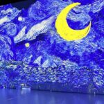 Kanchi Kaul Instagram - What better way for immersive art , than #vangogh and #starrynight , with my littles 😍 #weekend #neveradullmoment #onelife #impressionism #poetry #artwork