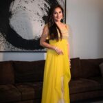 Kanchi Kaul Instagram – Wedding festivities , festival festivities … i aint complaining 😍🦋#dressup #whynot #festive 🥰💛💛💛💛. 👗- @sionnahpretcouture x @theboltpr
Jewellery by- @yuvaanjewels
Styled by- @ananyaarora2013
📸- @ravii_dixit