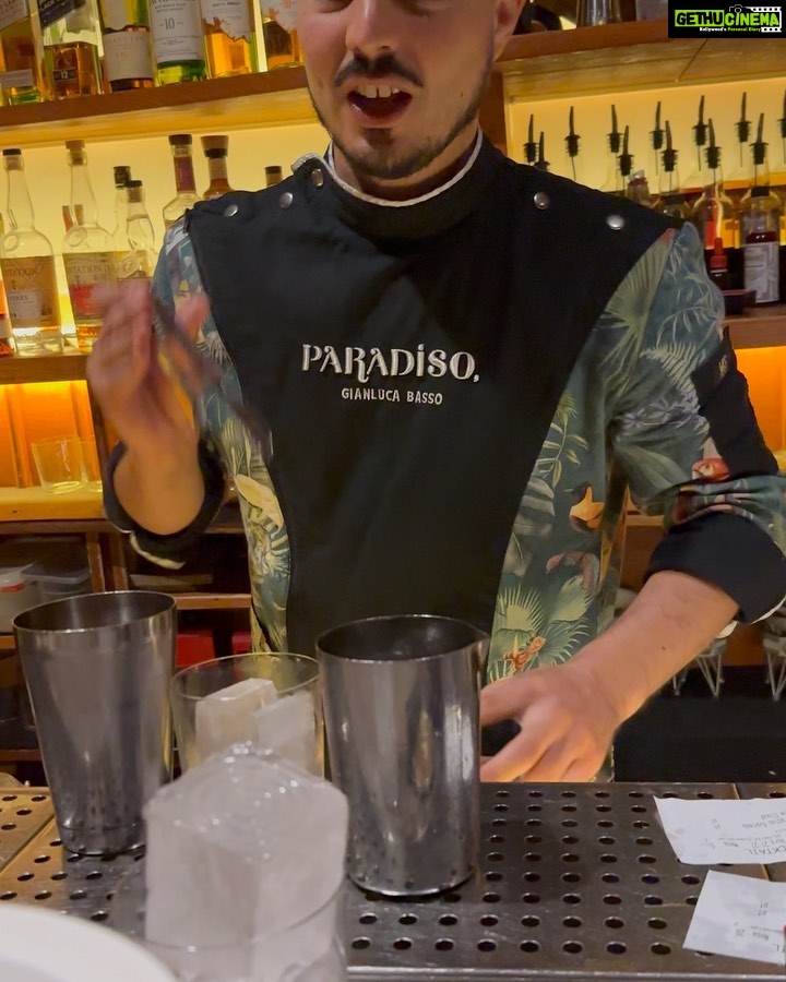 Kanchi Kaul Instagram - Hidden behind a fridge door inside a pastrami shop comes the worlds best bar #paradiso #mixology #cocktails #topnotch #barcelona #worlds50best #number1 🍸💖
