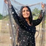 Kanmani Manoharan Instagram - #kanmanimanoharan✨ Outfit @_gina_couture Styling @keziah_costume_stylist #kanmanimanoharan✨ #shoot #black #favorite #salwar #peace #instagram #post