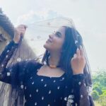 Kanmani Manoharan Instagram - #kanmanimanoharan✨ Wearing my all time favourite black beautiful salwar @_gina_couture Styling @keziah_costume_stylist Outfit @_gina_couture