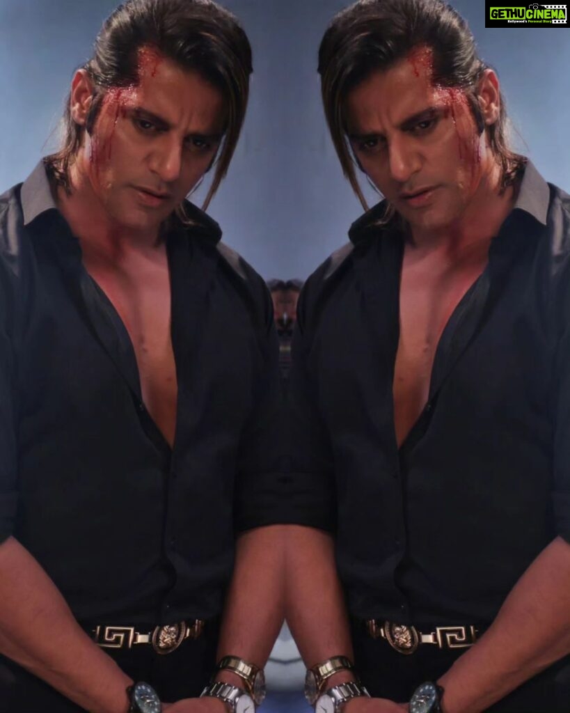 Karanvir Bohra Instagram - Wishing everyone a #happyhalloween 🩸 It's #trickortreat for you this season in #saubhagyawatibhava2 keep watching it in @starbharat everyday at 10pm