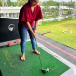 Kavya Kalyanram Instagram - Going to call myself a pro golfer now (will block anybody who says otherwise) ⛳️