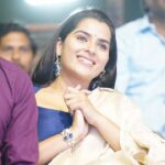 Kavya Kalyanram Instagram - What a night!! What energy!! 🔥 @ktrtrs garu we cannot thank you enough for being there with us 🙏🏼 @siddu_buoy @anudeep.film thank you for adding your charm and energy to our #balagam Thank you @shreyasgroup and the entire team for the kickass arrangements @orafojewels forever saviour with the best ornaments! Sircilla you have my heart ♥️ See you at the cinemas! #balagamonmarch3rd