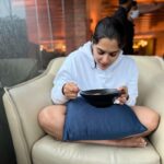 Kavya Kalyanram Instagram - Living in oversized hoodies with a warm bowl of soup