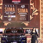 Kavya Kalyanram Instagram - Always fashionably late to the gram 🤷🏼‍♀️ But I had an absolute ball of time hosting #SIIMA2023 😀 Thank you @priyankav____ @tejaswinireddy_couture @orafojewels for making me feel like “just looking like a wow” 😙 Pictures : @srujanluckyphotography Styling : @priyankav____ Outfit : @tejaswinireddy_couture Jewellery : @orafojewels