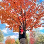 Keerthi shanthanu Instagram - October love 🍁🍂 #autumnvibes #canada #love #shades 📸 @chithrapriya
