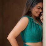 Keerthi shanthanu Instagram - The colour , the tone ,the outfit , the click 🤎 Outfit : @malarvikrambridalcouture @malarvikram_pret ✨ Photography my fav @camerasenthil ✨