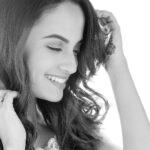 Ketaki Mategaonkar Instagram - Look…blush and smile☺️🥰🩶 It’s black and white and a hundred grays in between😌 Photographer: @abhishekshelarphoto MUA: @makeupbyberdesaurabh Management: @cosmostarmedia #ketakimategaonkar #actress #blackandwhite #monochromatic Mumbai - मुंबई
