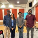Ketaki Mategaonkar Instagram - When MEERA sings.. a beautiful song, amazingly composed by the talented @kedar_unofficial our director and composer. And melodious arrangement by @gauravkorg . It’s a blessing and a bliss to sing for your own film! 🥰 #MEERA coming soon!