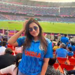 Ketika Sharma Instagram - all about yesterday 💙 #indvspak #worldcup #2023 Narendra Modi Stadium - Ahmedabad