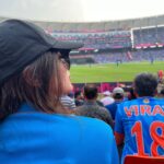 Ketika Sharma Instagram - all about yesterday 💙 #indvspak #worldcup #2023 Narendra Modi Stadium - Ahmedabad