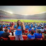 Ketika Sharma Instagram - all about yesterday 💙 #indvspak #worldcup #2023 Narendra Modi Stadium - Ahmedabad