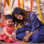 Kishwer Merchant Instagram - As a mother, my ultimate joy lies in that cute, wide smile and his lil mischiefs. Smile that comes when he dresses in the festivals, his mischiefs and creativity with the rangoli colors, smile that decorates my house more than the diyas ...... and KinderJoy makes his smile even more joyous! @kinderind Make your kid’s Diwali even more joyous with #BacchonKaPerfectGift KinderJoy! #kinder #kinderjoy #reelsviralinstagram #trendingreels #momandson #surpriseforthisdiwali #Diwali surprise #diwali2023