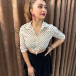 Koushani Mukherjee Instagram - Spreading Some Retro Vibes 🖤🤍 MUA @sahababusona Hair @ginni_love21 Styling : Yours Truly