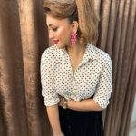 Koushani Mukherjee Instagram - Spreading Some Retro Vibes 🖤🤍 MUA @sahababusona Hair @ginni_love21 Styling : Yours Truly