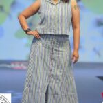 Krishna Praba Instagram - Lulu fashion week 2023 #lulufashionweek #nift #krithi . . . #fashion #fashionista #fashionblogger #fashionstyle #trendingnow #showstopper #celebrity