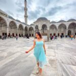 Kritika Sharma Instagram - Tourists Spots to visit in Istanbul Part - 2 1. Blue Mosque 2. Seven Hills restaurant - they let you feed the birds and you can see blue mosque and Hagia Sofia as well so do visit 3. Grand Bazaar - For shopping and bargaining is must ! 4. Topkapi Palace 5. Galata Tower 6. Suleymainiye Mosque 7. Taksim Street 8. Baklava and Turkish Tea 9. Kumpir - potato filled with veggies and sauces a famous street food for vegetarians 10. The famous St Sebastian cake at Galata Tower! Comment below if you have any questions ! Outfit Details Blue dress @thesushclothing Orange dress @label.taikee Styled by @_vaishnavii.3011 #turkey #istanbul #2023 #touristsplacesinistanbul #travel #tourist Istanbul, Turkey