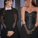 Krystle D'Souza Instagram - Reminder : I mouse post this on Wednesday! 🎃 . . . . . #halloween #halloweenmakeup #wednesday #costume #mickeymouse #wednesdayaddams #minniemouse