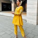 Krystle D’Souza Instagram – ☀️🌙 and all things yellow 💛
.
.
Outfit – @trumpetvineofficial
PR- @sonyashaikh
Kohlapuri heels – @irasoles