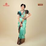 Kushee Ravi Instagram - In vibrant hues of gold and green, A pattu saree choose to tread, Its silken threads, soft to the touch, I feel like a queen, I feel like a star Inframe @iamkusheeraviofficial With intricate designs and rich textures, she looks like a true queen. Her elegance and grace are undeniable, making her a sight to behold Credits - MAU: @dr.durga_worldrecordholder Assistant MUA: @make_over_by_nirmala Photography: @photoboothcaptures , @niteshmehta_photography Jewelry Patner: @thespatika Let's grab our favorite sarees today on the below platforms 1. Vist and shop on website www.kalamandir.com 2. Order any remarkable piece of your favorite saree by sharing its screenshot on our WhatsApp number➡️9852 9852 99 3. Watch our daily INSTAGRAM LIVE SHOWS to grab your favorite saree at the best price offered by Kalamandir. Enjoy the best of saree shopping at KALAMANDIR - Where safety is a priority ( all products dispatched go thru thorough sanitization meeting all norms of safety for our esteemed #SilkSaree #TraditionalIndianAttire #IndianFashion #SpecialOccasionWear #ElegantSaree #SophisticatedStyle #pattusaree #blueandgold #indianfashion #elegancepersonified