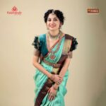 Kushee Ravi Instagram - In vibrant hues of gold and green, A pattu saree choose to tread, Its silken threads, soft to the touch, I feel like a queen, I feel like a star Inframe @iamkusheeraviofficial With intricate designs and rich textures, she looks like a true queen. Her elegance and grace are undeniable, making her a sight to behold Credits - MAU: @dr.durga_worldrecordholder Assistant MUA: @make_over_by_nirmala Photography: @photoboothcaptures , @niteshmehta_photography Jewelry Patner: @thespatika Let's grab our favorite sarees today on the below platforms 1. Vist and shop on website www.kalamandir.com 2. Order any remarkable piece of your favorite saree by sharing its screenshot on our WhatsApp number➡️9852 9852 99 3. Watch our daily INSTAGRAM LIVE SHOWS to grab your favorite saree at the best price offered by Kalamandir. Enjoy the best of saree shopping at KALAMANDIR - Where safety is a priority ( all products dispatched go thru thorough sanitization meeting all norms of safety for our esteemed #SilkSaree #TraditionalIndianAttire #IndianFashion #SpecialOccasionWear #ElegantSaree #SophisticatedStyle #pattusaree #blueandgold #indianfashion #elegancepersonified