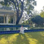 Kyra Dutt Instagram - “On the day when the lotus bloomed, alas, my mind was straying, and I knew it not. My basket was empty and the flower remained unheeded. Only now and again a sadness fell upon me, and I started up from my dream and felt a sweet trace of a strange fragrance in the south wind. That vague sweetness made my heart ache with longing and it seemed to me that it was the eager breath of the summer seeking for its completion. I knew not then that it was so near, that it was mine, and that this perfect sweetness had blossomed in the depth of my own heart.”~Rabindranath Tagore {Gitanjali 20} Outfit: @palaceshop506 Ananda