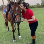 Kyra Dutt Instagram - A Day of Love & labour!❤️ Silvina🐴 Desert Palm Polo Club, Dubai