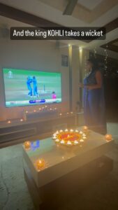 Lahari Shari Instagram - Top 5 batsman firing rockets on diwali night 🪔!!! Amazing form to enter the semis🤞 9 out of 9☺️ Lets win this🖐️👍 Worldcup2023

#rohitsharma #shubmangill #kingkohli #shreyasiyer #klrahul #siraj #bumrah #jadeja #whistlepodu 
#icc #cwc #bleedblue #saree #happy #diwali #india #win #sixes #netherlands #cricket #lose #biggbosstelugu #tollywood #bollywood #kollywood #actress