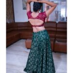 Lahari Shari Instagram - Radiating vibes and dancing my way into Navratri 2023! 🎉 Wishing you all a joyous and colourful Navratri 2023! 🧡 Let the celebrations begin with dandiya moves that'll make your heart race and your feet groove! 💃 Get ready to lose yourself in the infectious energy of Navratri, where every step is a beat and every twirl is pure bliss! It's time to spin, swirl, and sway like there's no tomorrow! 🔥 May this Navratri bring you loads of happiness, love, and blessings. 🙏💖✨ Designer : @nysapriyankagarg Photographer : @troyphotographyofficial Stylist : @adamostylestudio #NavratriBeginnings #Navratri2023 #navratri #navratrispecial #chaitranavratri #durga #navratrifestival #maa #durgapuja #happynavratri #maadurga #goddess #jaimatadi #DandiyaDance #FestiveVibes #TraditionalChic #LehengaLove #ColorfulCelebrations #InfectiousEnergy #BlissfulBeats #SpinningAndSwaying #BlessingsAndLove #JoyousMoments #actress #teleuguactress #telugucinema #telugumovies #filmcity #hyderabad #tollywood