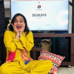Lakshmi Nakshathra Instagram - We hit 2 Million Subscribers in YouTube channel. You heard it right..."WE". ❤️🤗🤗💃🏻 Thanks to each of my Subscribers & Viewers for making it happen!😍 Gratitude is a divine emotion - it fills the heart and soul. I couldn't be more grateful for making this happen now. September can't get more beautiful than this! 💫💫💃🏻 Thanx a Ton ✌️ Link in bio to know more about #lakshminakshathra official You Tube Channel ! ❤️ Outfit @tahaanadesigns #lakshminakshathra #youtube #2million #youtuber #happiness #hardwork #hardworkpaysoffs @youtubeindia @youtube @youtubecreatorsindia