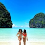 Lopamudra Raut Instagram - Chicas locas ! 🦈🦈 #thailand #phiphiisland #travel Phi Phi Island