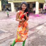 Madhavi Nimkar Instagram - Happy holi all 💃💃🙏🏻 . . #holi #featival #instagram
